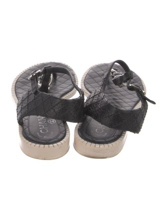 Chanel 2015 Interlocking CC Logo Espadrilles