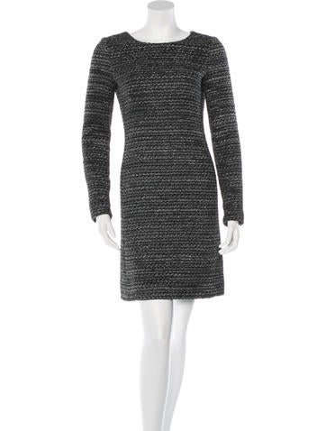 Chanel Metallic Tweed Dress