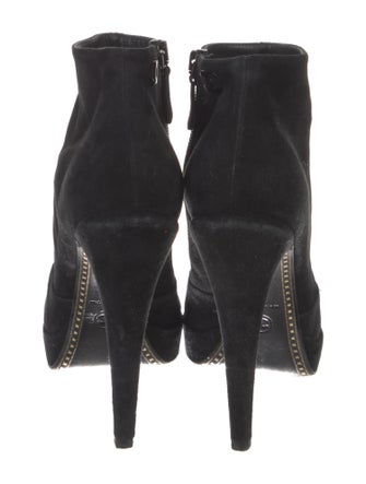 Chanel 2011 Interlocking CC Logo Boots