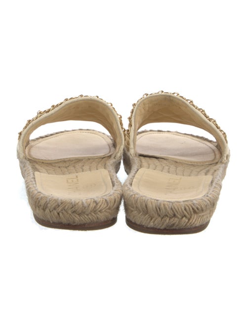 Chanel 2018 Interlocking CC Logo Espadrilles
