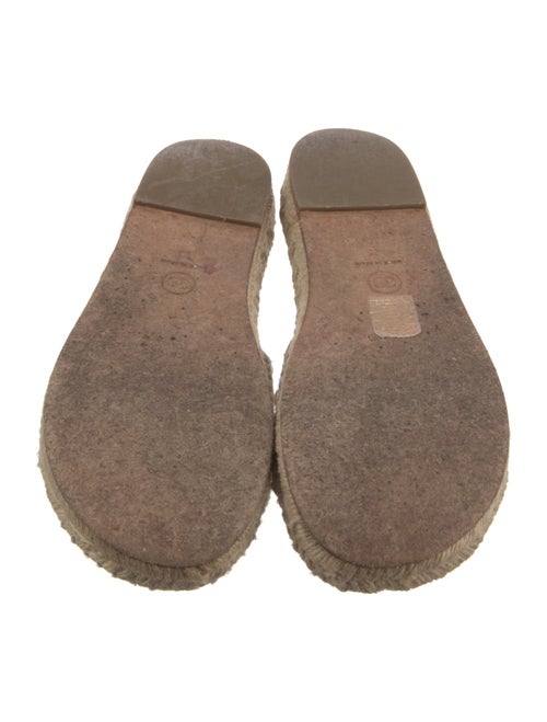 Chanel 2018 Interlocking CC Logo Espadrilles