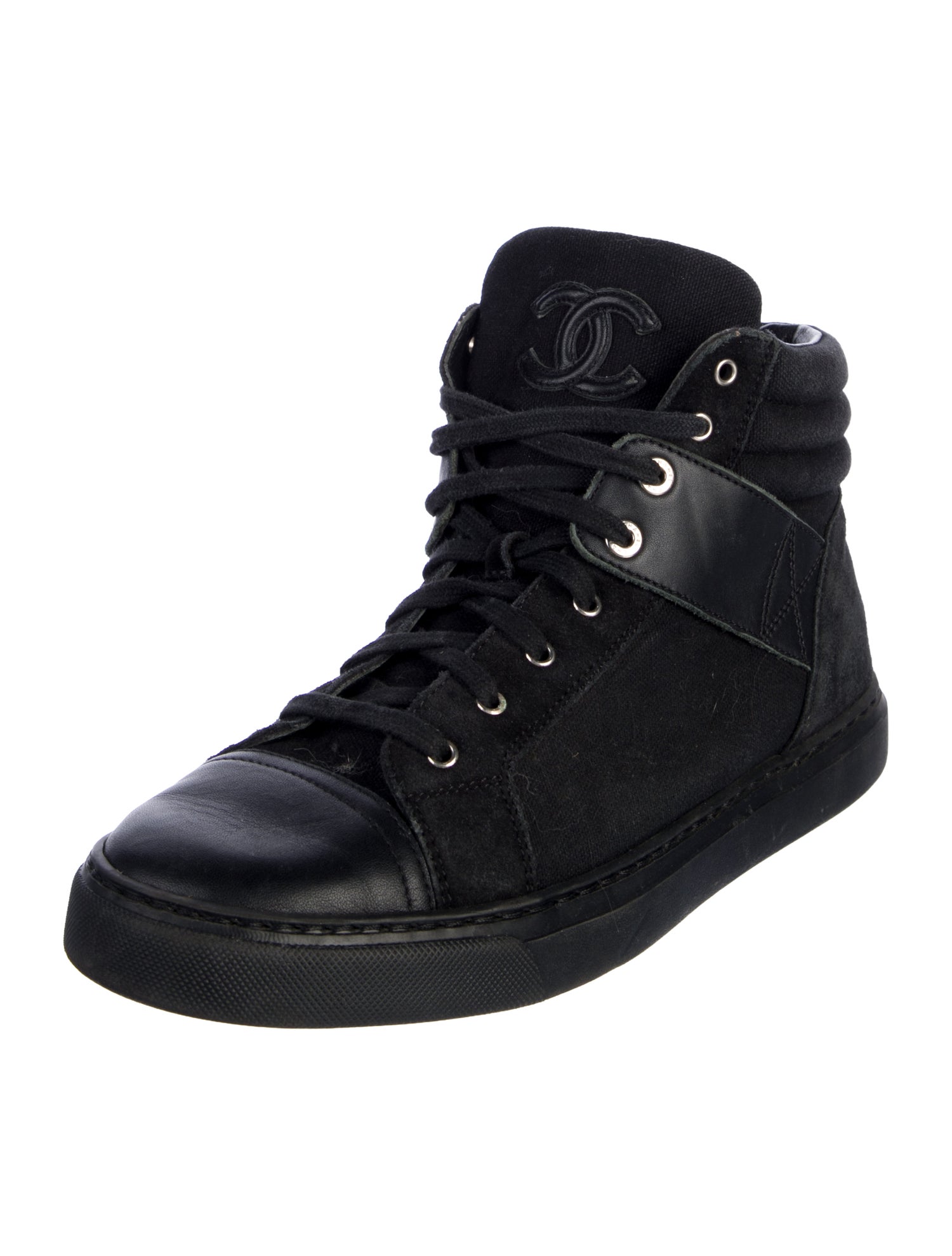 Chanel 2015 Interlocking CC Logo Sneakers