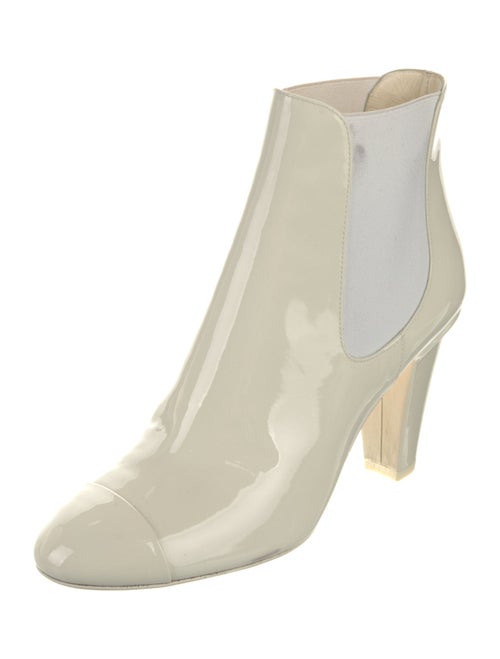 Chanel 2022 Interlocking CC Logo Chelsea Boots