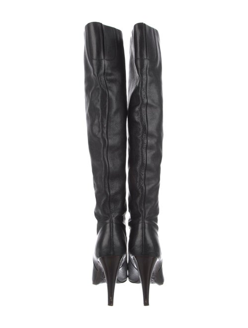 Chanel 2009 Interlocking CC Logo Boots