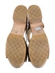 Chanel Interlocking CC Logo Suede Espadrilles