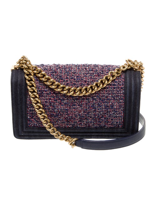Chanel Medium Denim Tweed Boy Bag