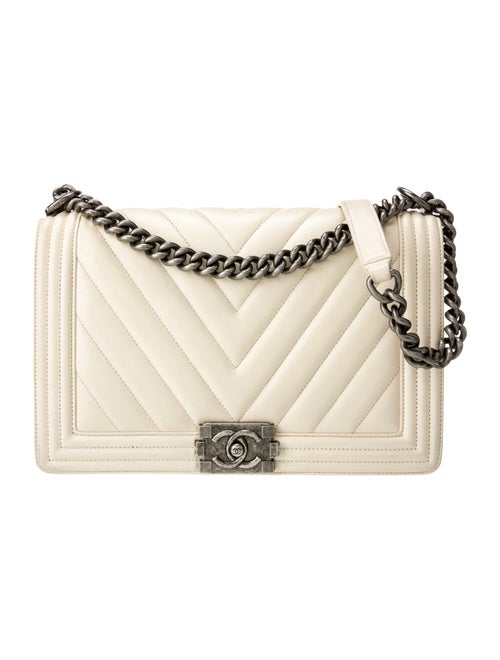 Chanel Chevron Medium Boy Flap Bag