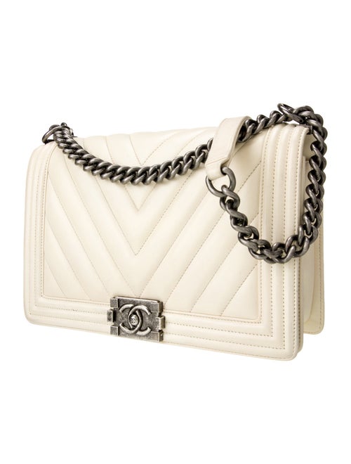 Chanel Chevron Medium Boy Flap Bag
