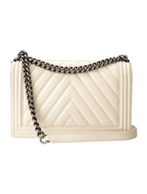 Chanel Chevron Medium Boy Flap Bag