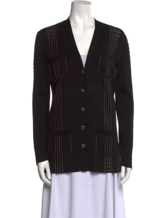 Chanel 2017 V-Neck Sweater