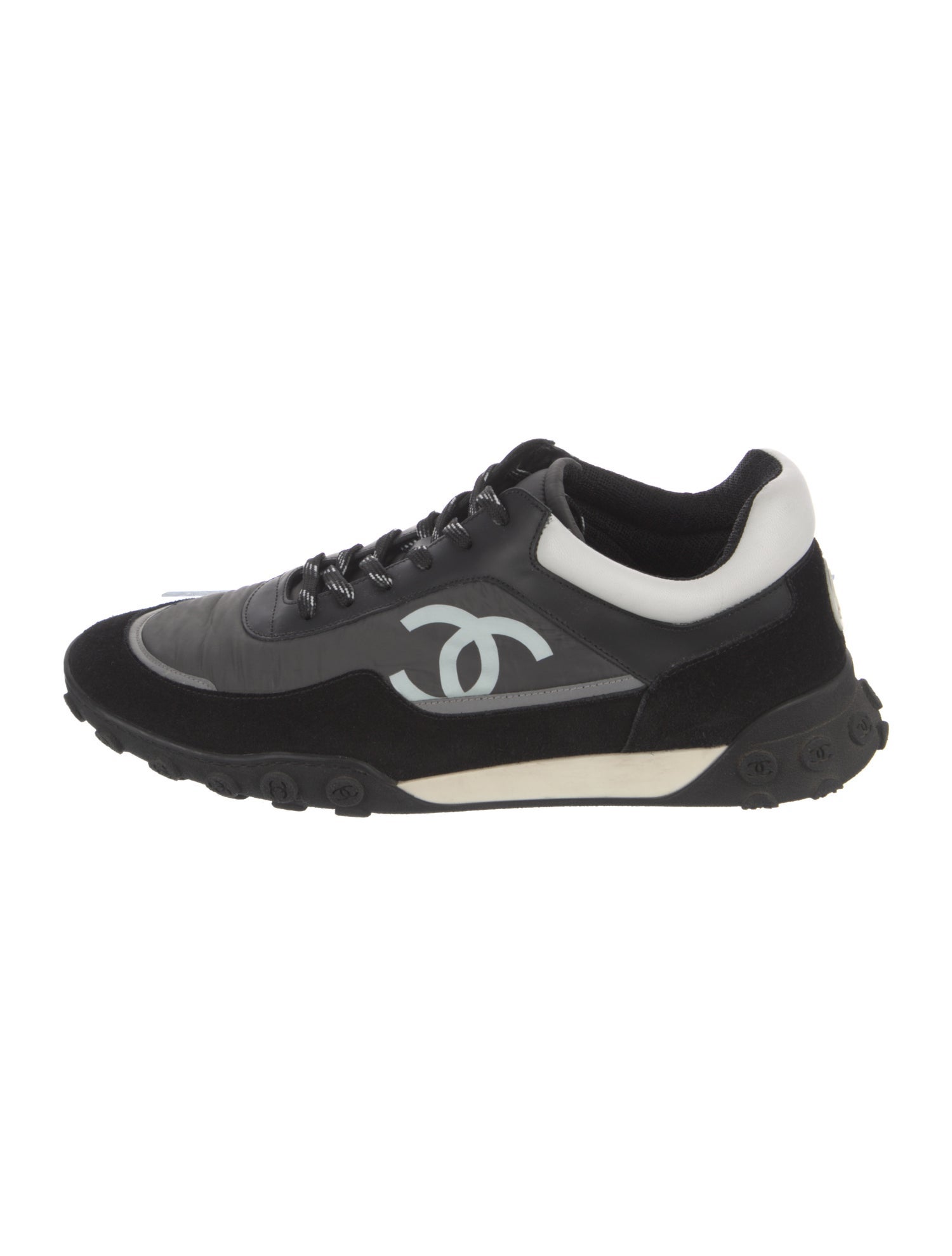 Chanel 2018 Interlocking CC Logo Athletic Sneakers
