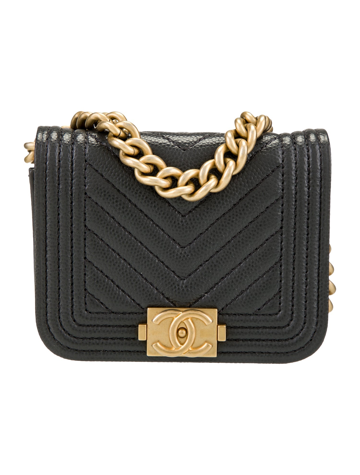 Chanel Micro Chevron Boy Belt Bag