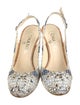 Chanel 2012 Interlocking CC Logo Slingback Pumps