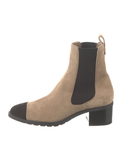 Chanel 2024 Interlocking CC Logo Chelsea Boots