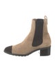 Chanel 2024 Interlocking CC Logo Chelsea Boots