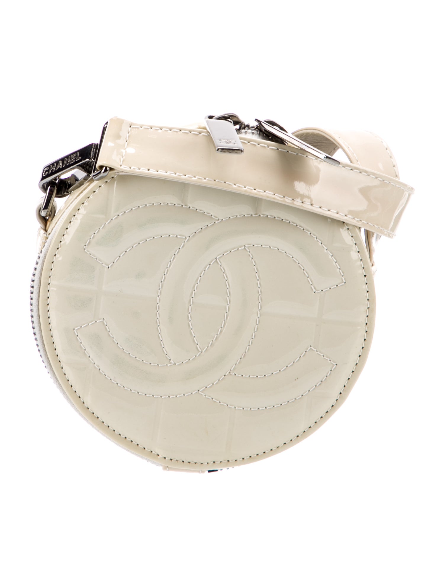 Chanel Chocolate Bar Round Shoulder Bag