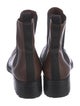 Chanel Interlocking CC Logo Leather Chelsea Boots