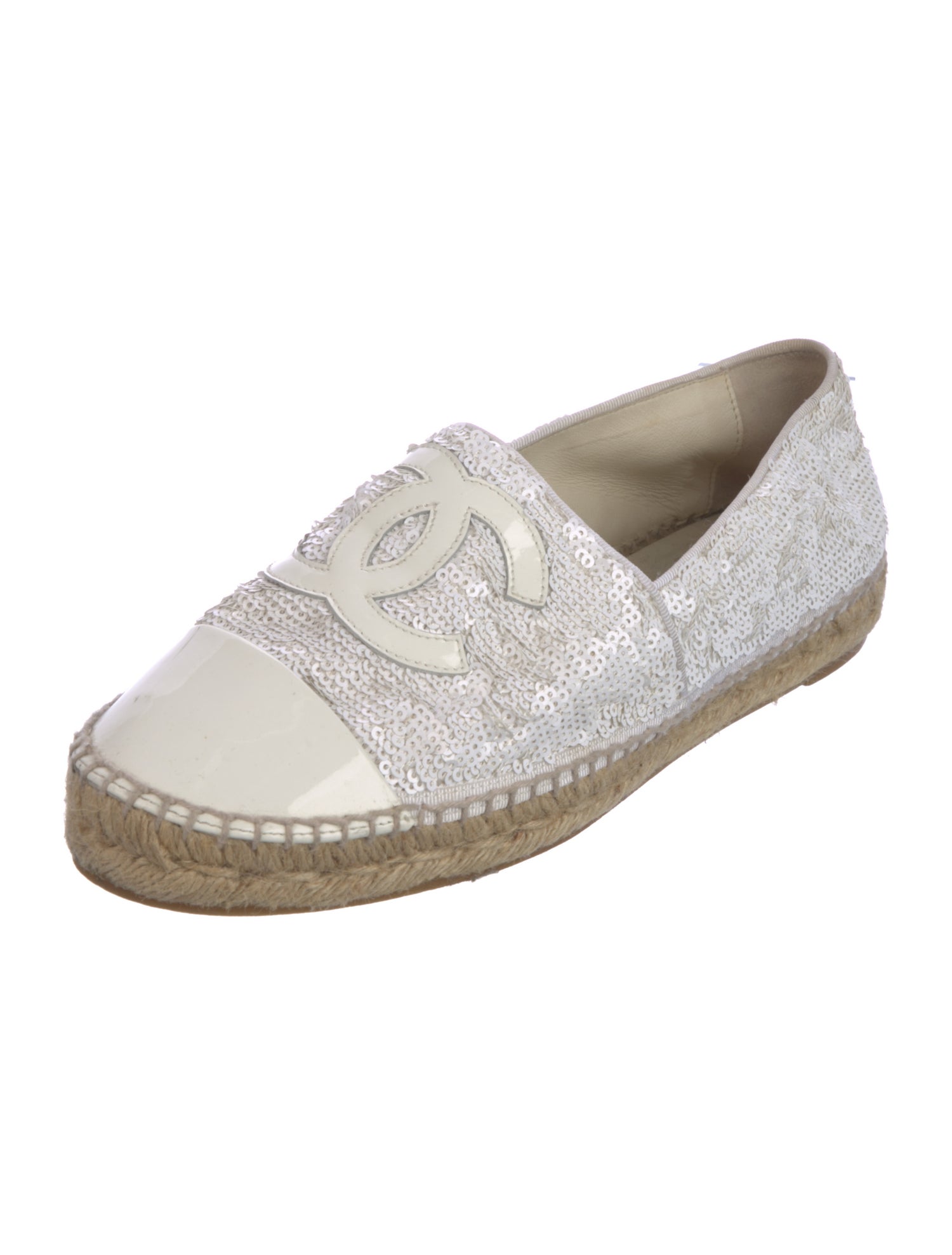Chanel 2016 Interlocking CC Logo Espadrilles
