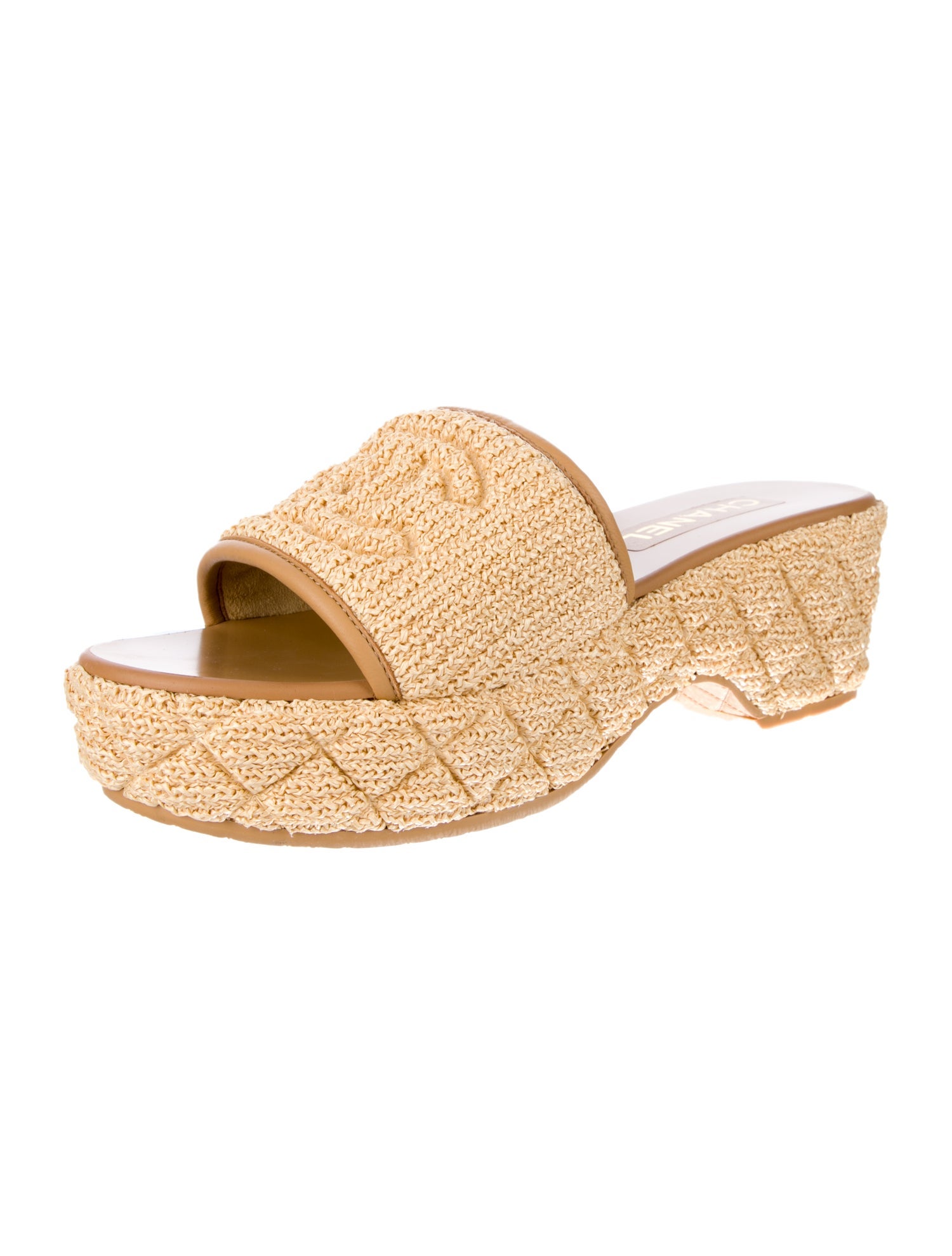 Chanel 2025 Interlocking CC Logo Slides