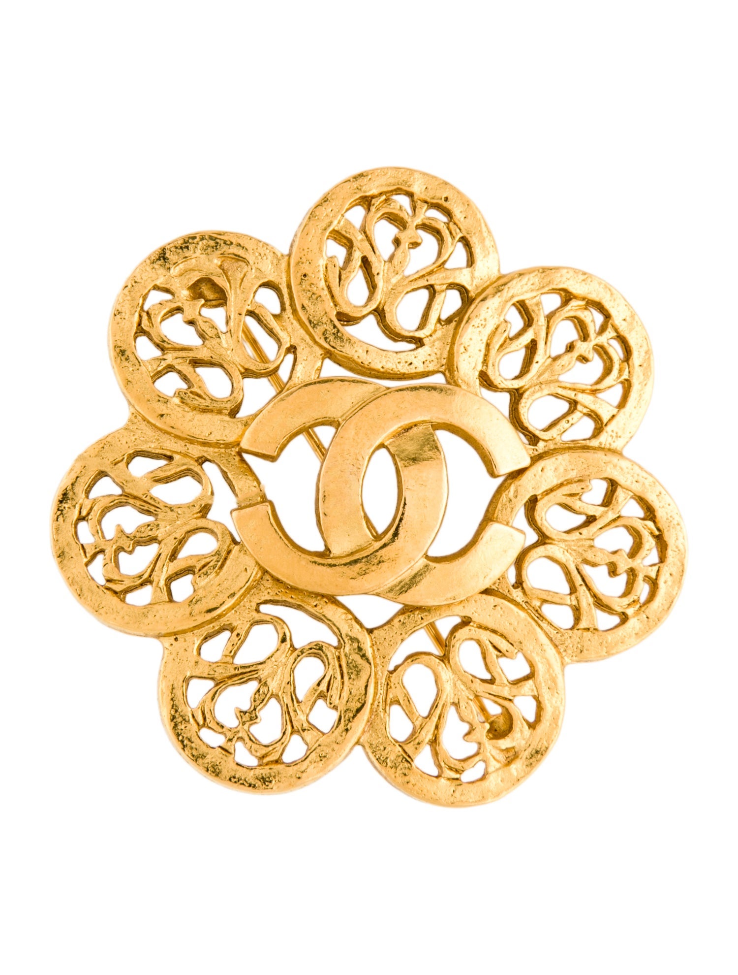 Chanel Vintage CC Brooch