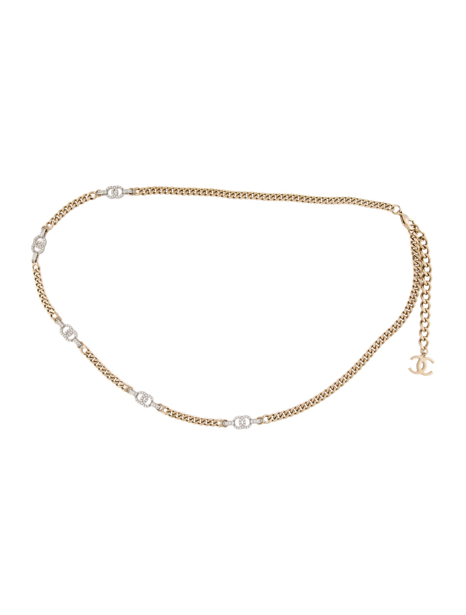 Chanel 2022 Interlocking CC Logo Waist Belt