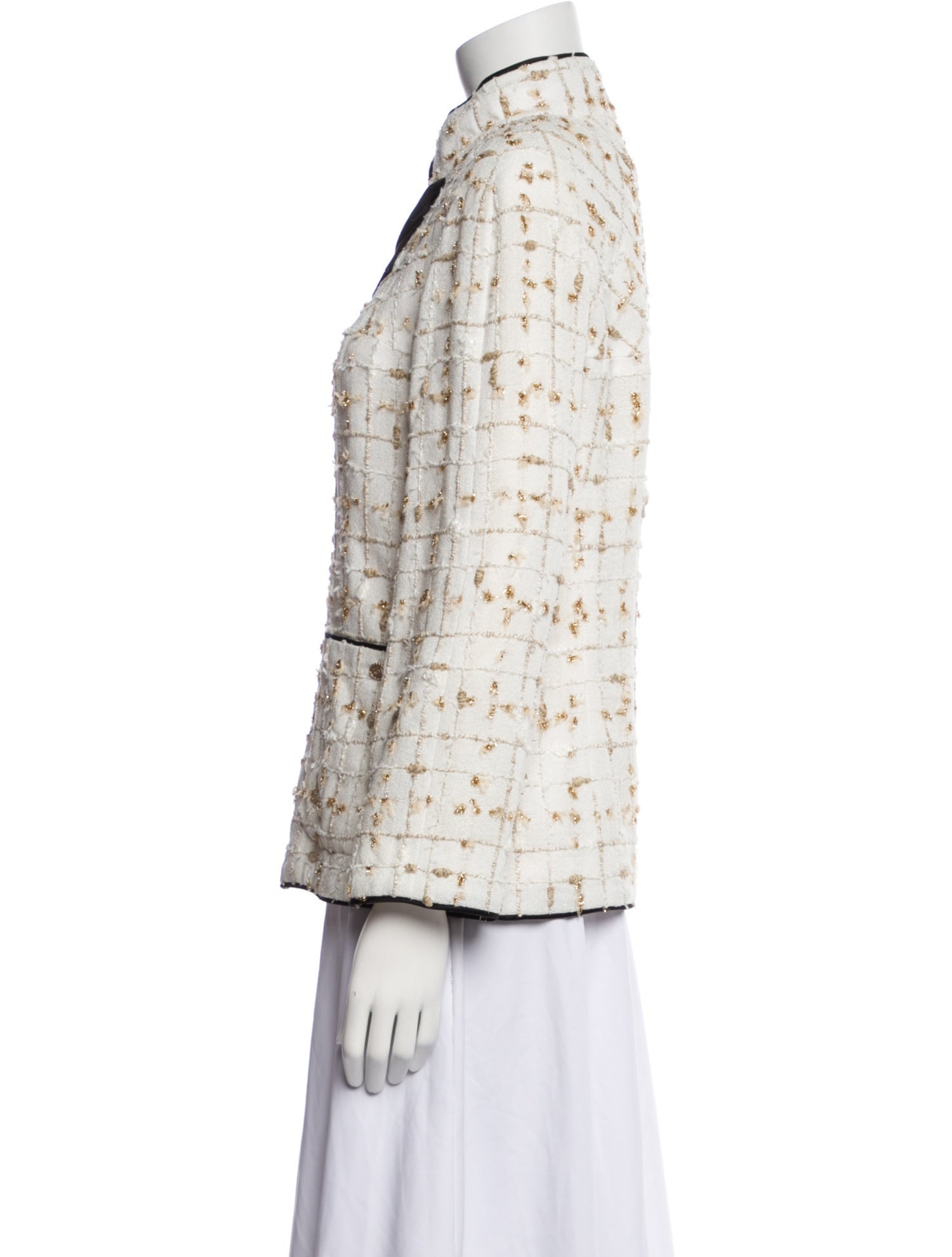 Chanel 2019 Plaid Print Jacket