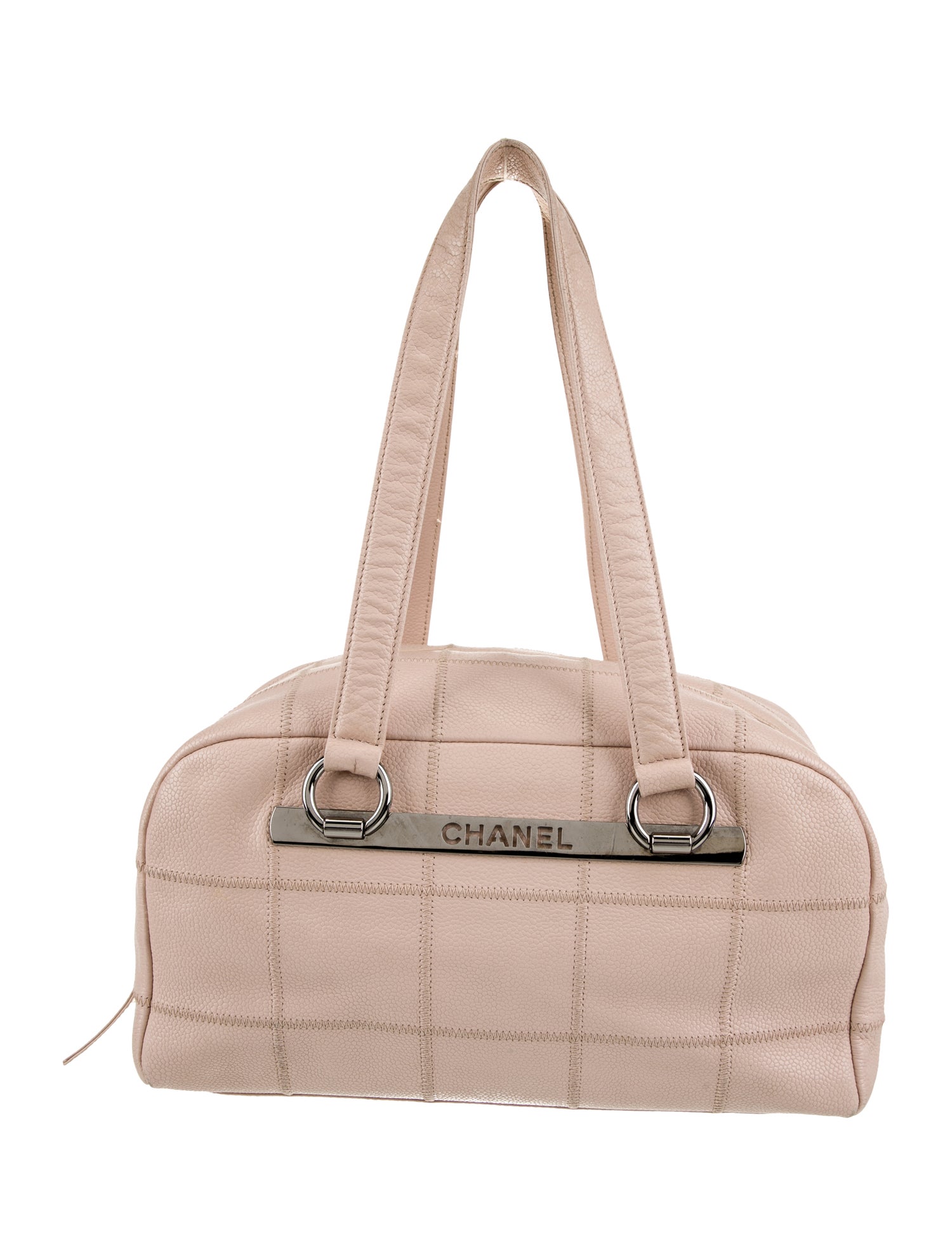 Chanel Square Quilt LAX Bowler Bag