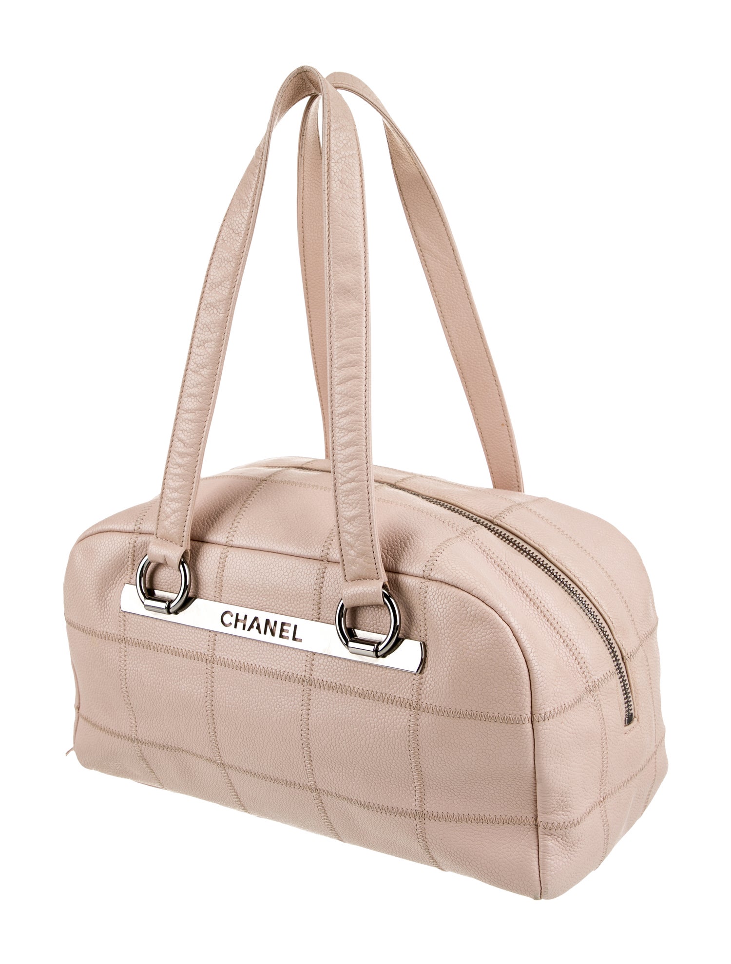 Chanel Square Quilt LAX Bowler Bag