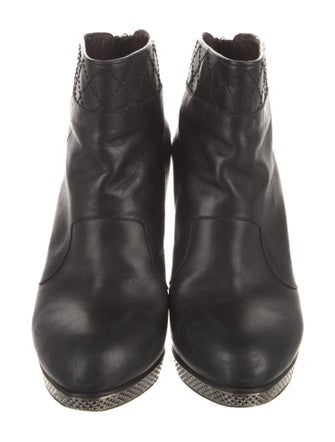 Chanel 2008 Interlocking CC Logo Boots
