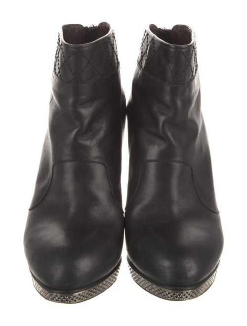 Chanel 2008 Interlocking CC Logo Boots