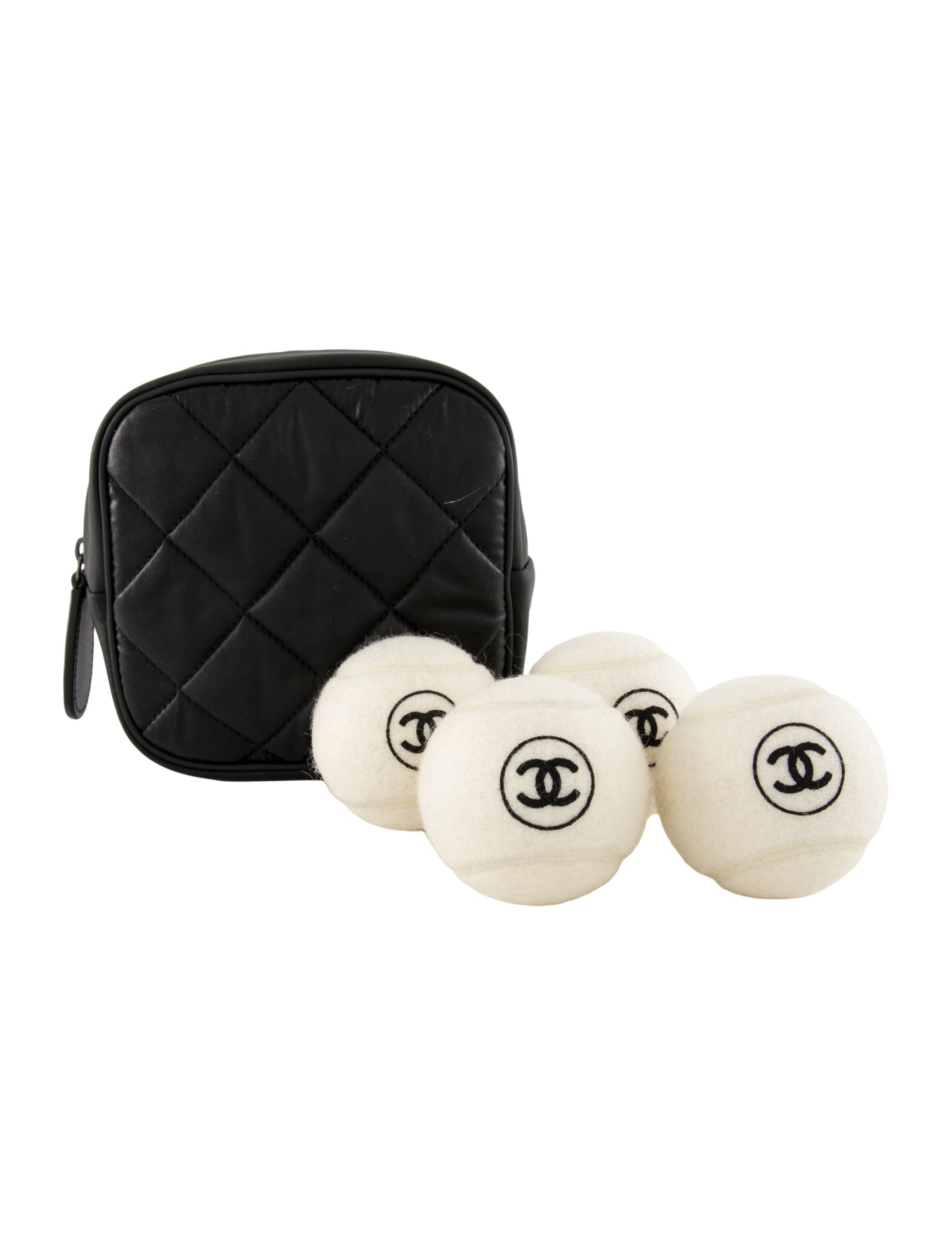 Chanel Set of 4 CC Tennis Ball Set