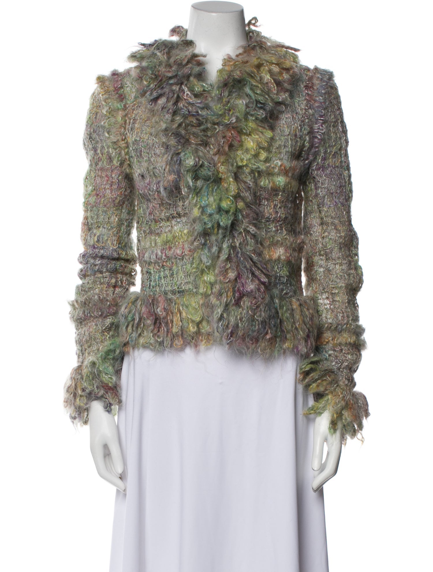 Chanel Vintage 2003 Faux Fur Jacket