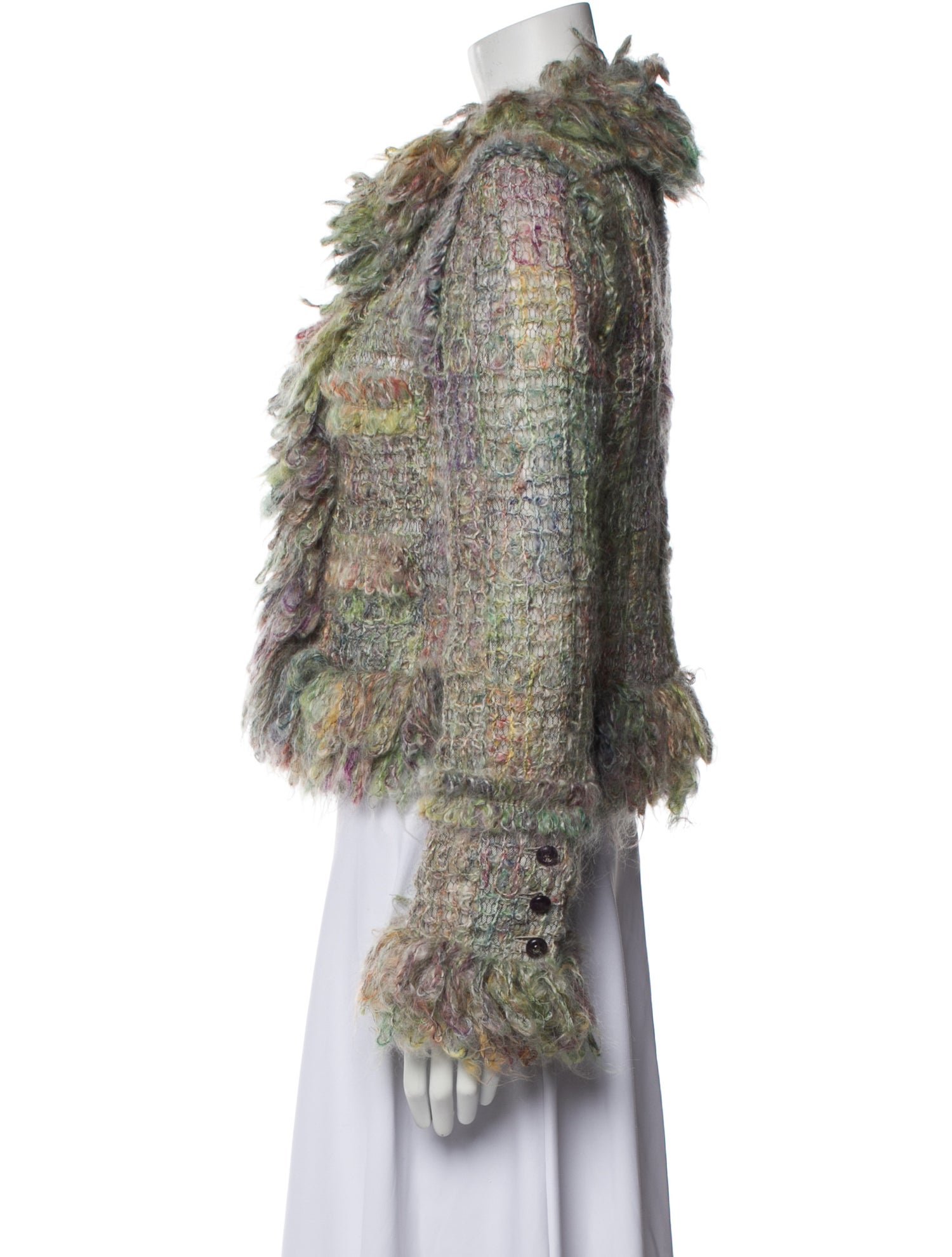 Chanel Vintage 2003 Faux Fur Jacket