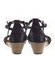 Chanel 2008 Interlocking CC Logo T-Strap Sandals