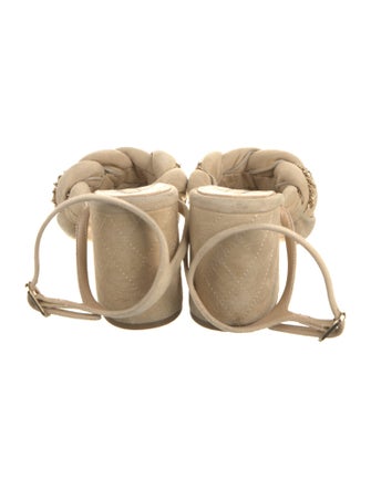 Chanel 2017 Interlocking CC Logo Sandals