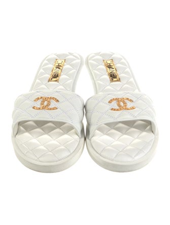 Chanel 2023 Interlocking CC Logo Slides