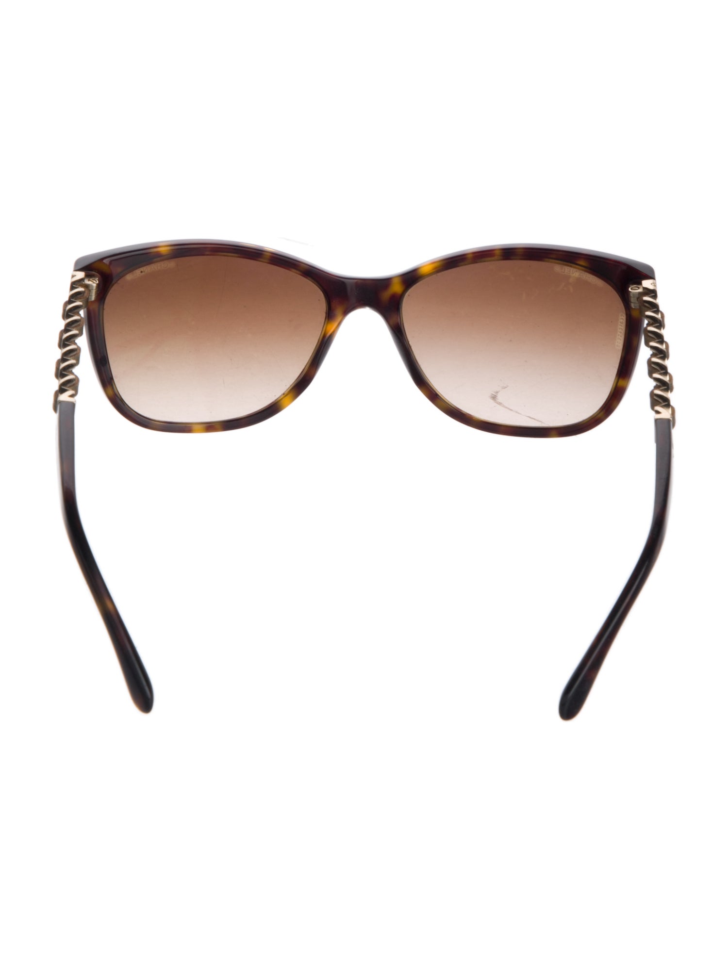 Chanel Interlocking CC Logo Cat-Eye Sunglasses