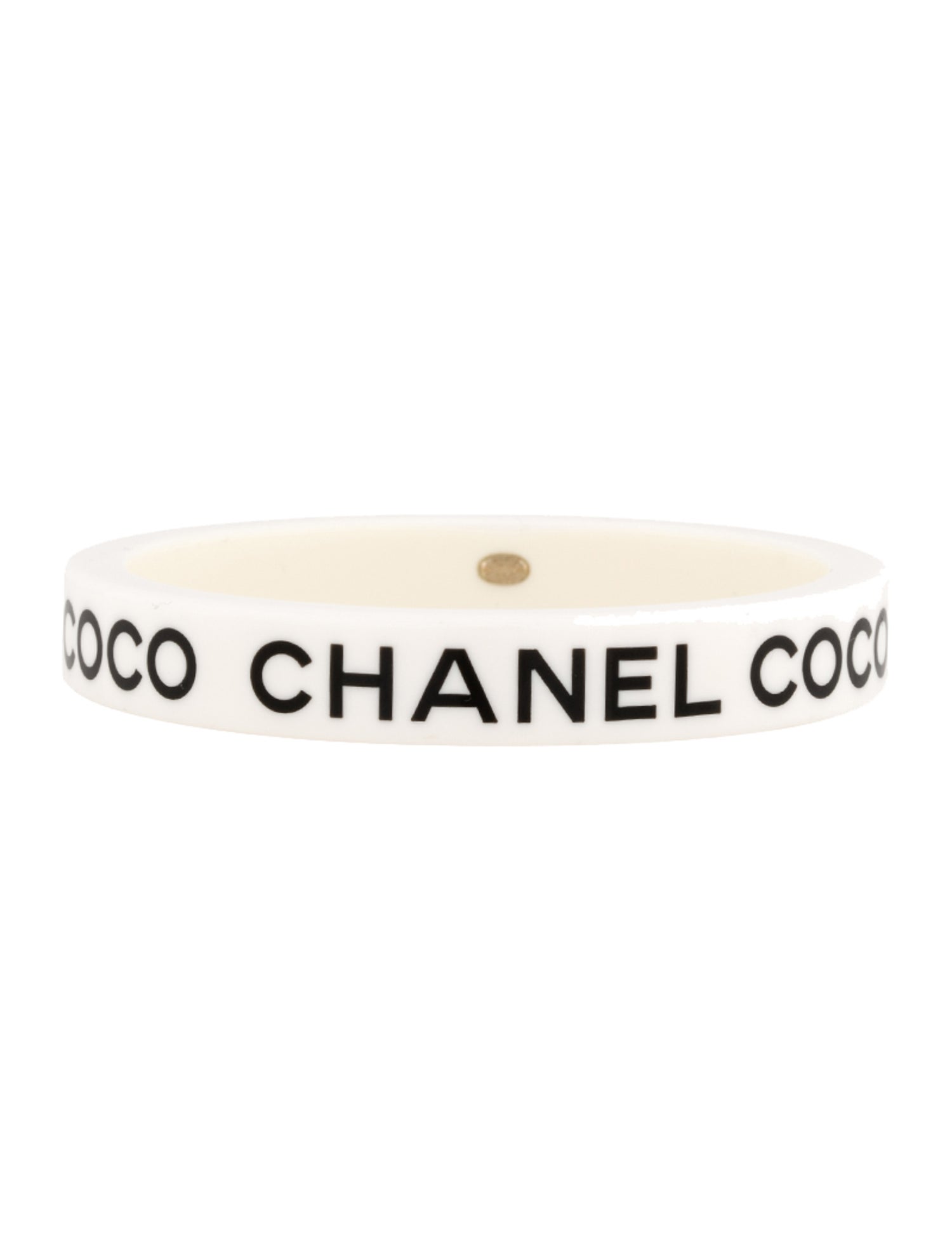 Chanel 'Coco Chanel' Resin Bangle Bracelet