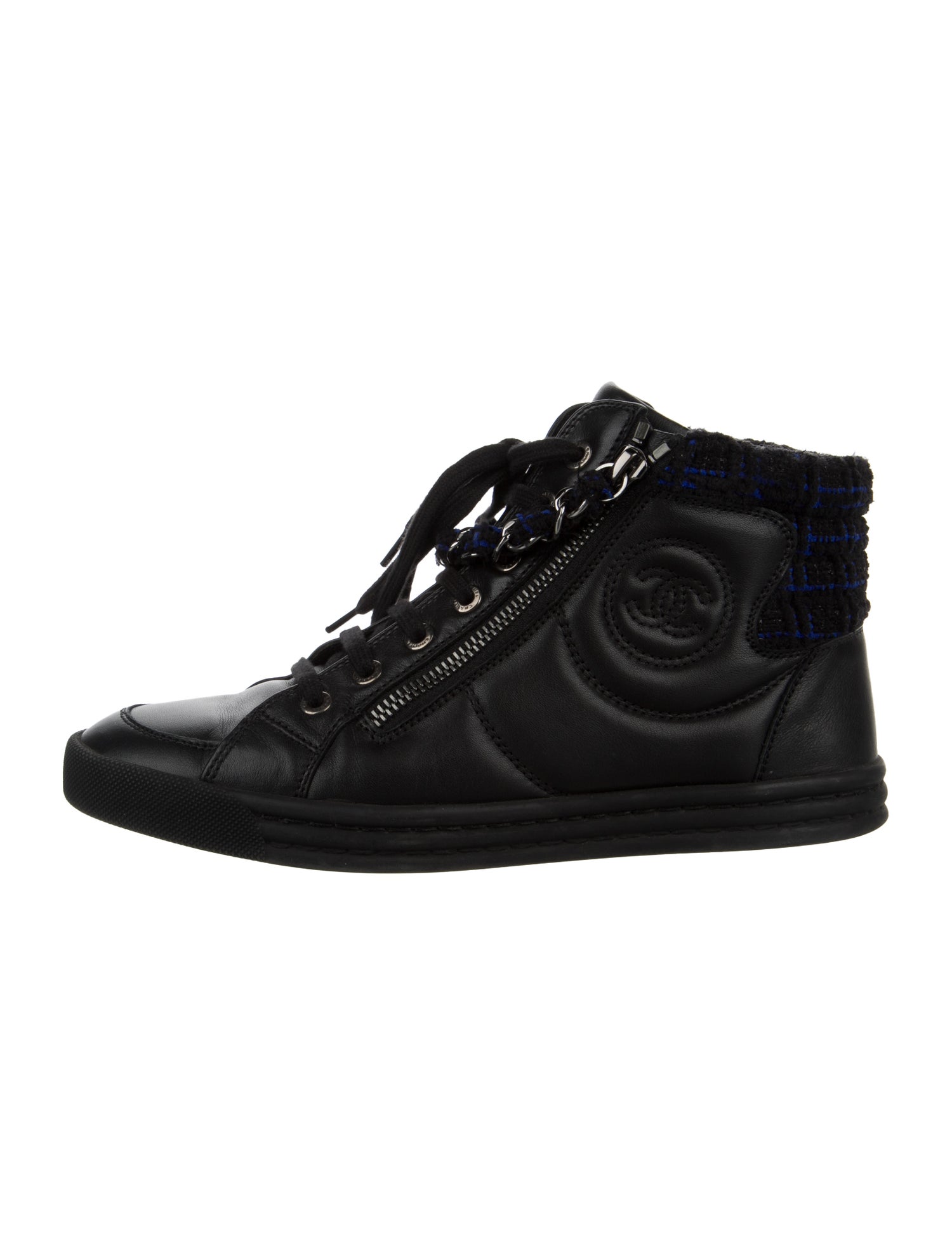 Chanel 2015 Interlocking CC Logo Sneakers
