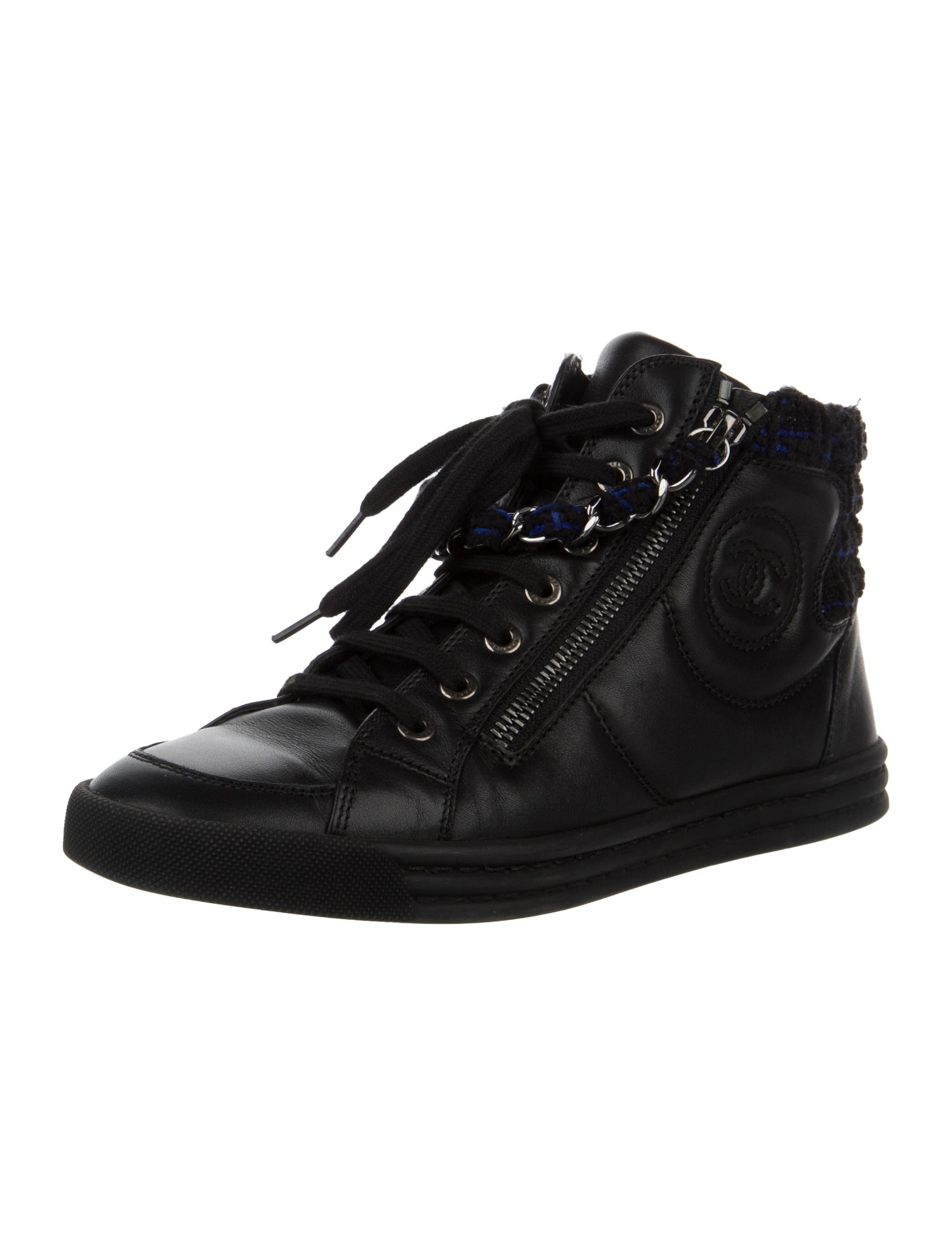 Chanel 2015 Interlocking CC Logo Sneakers