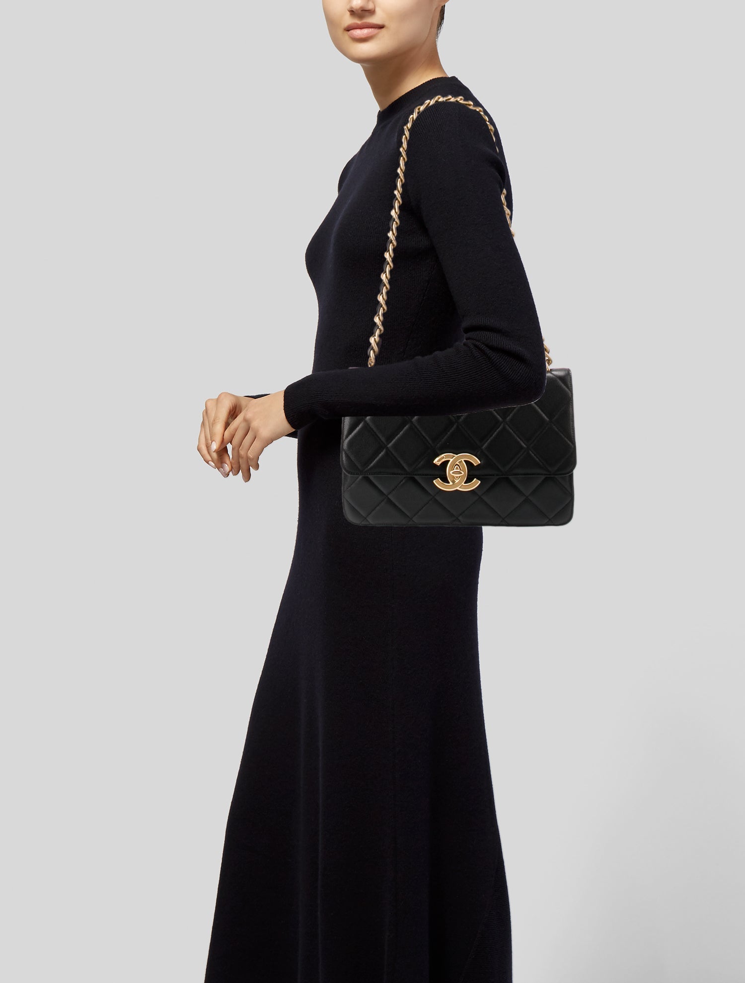 Chanel 2024 Large Quilted Single Flap Bag