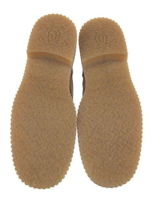 Chanel 2020 Interlocking CC Logo Combat Boots