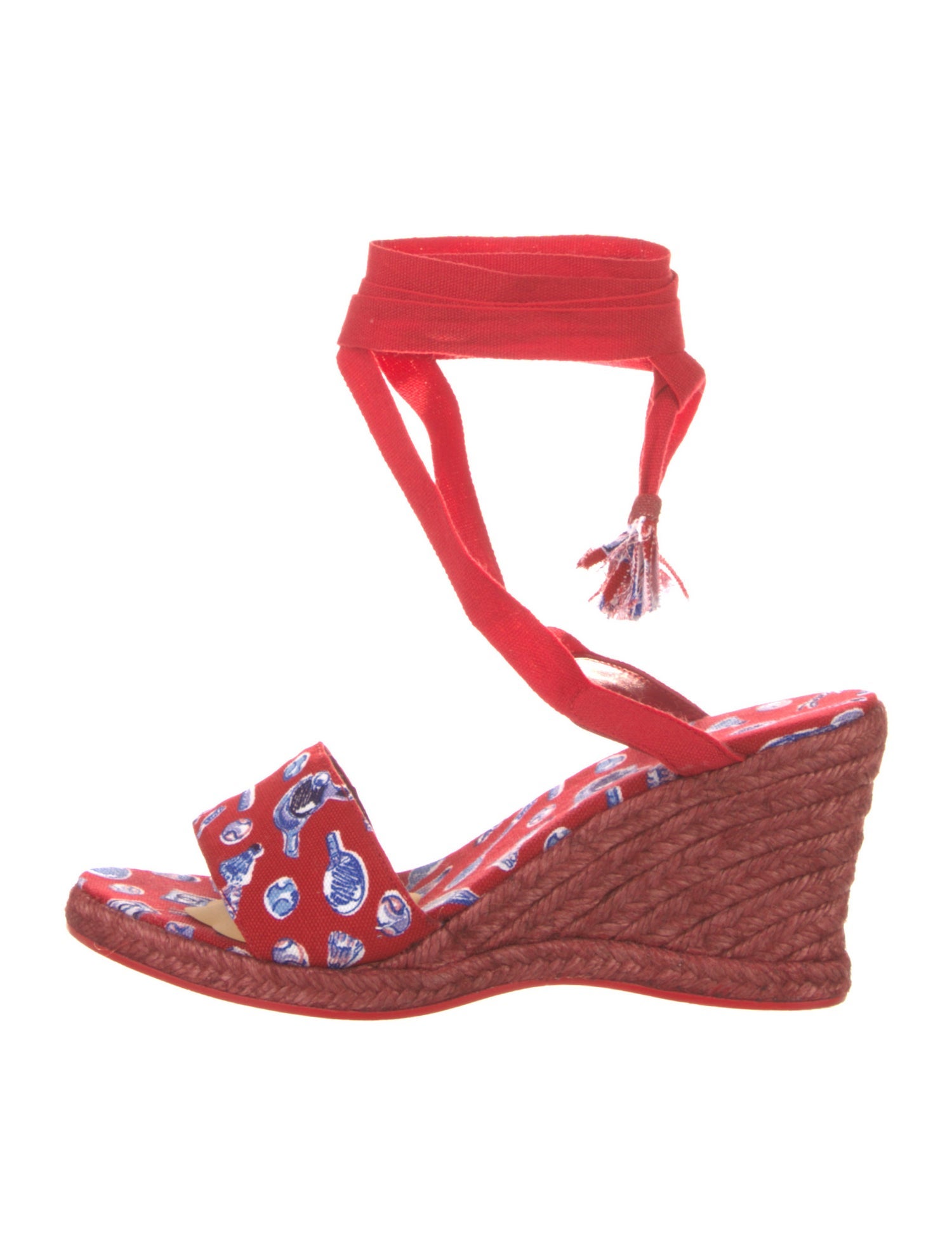 Chanel Vintage Interlocking CC Logo Espadrilles
