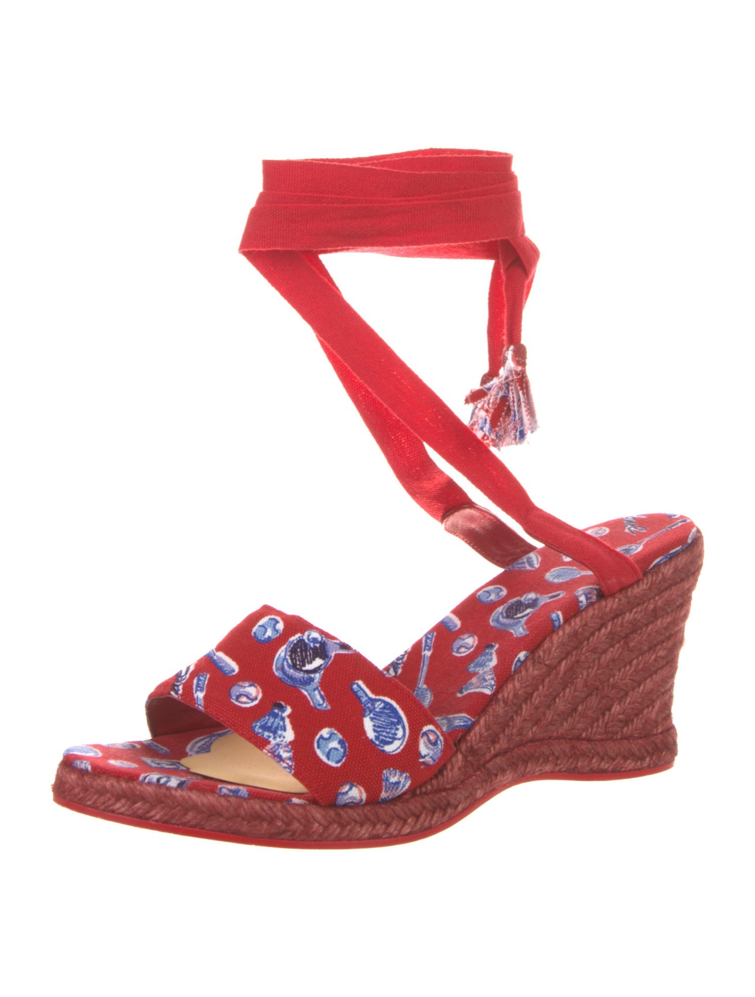 Chanel Vintage Interlocking CC Logo Espadrilles