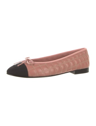 Chanel 2024 Interlocking CC Logo Ballet Flats