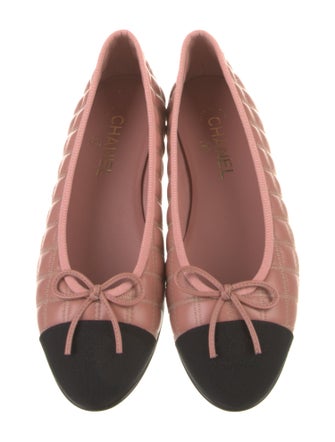 Chanel 2024 Interlocking CC Logo Ballet Flats