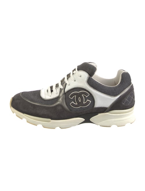 Chanel Interlocking CC Logo Canvas Sneakers