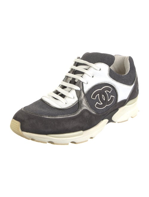 Chanel Interlocking CC Logo Canvas Sneakers