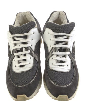 Chanel Interlocking CC Logo Canvas Sneakers