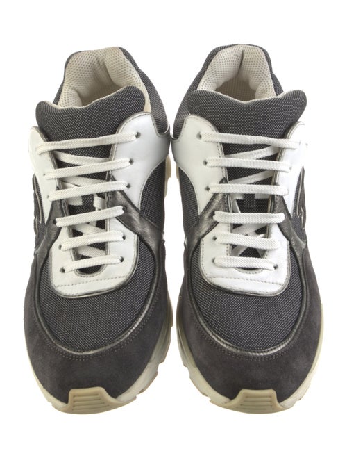 Chanel Interlocking CC Logo Canvas Sneakers